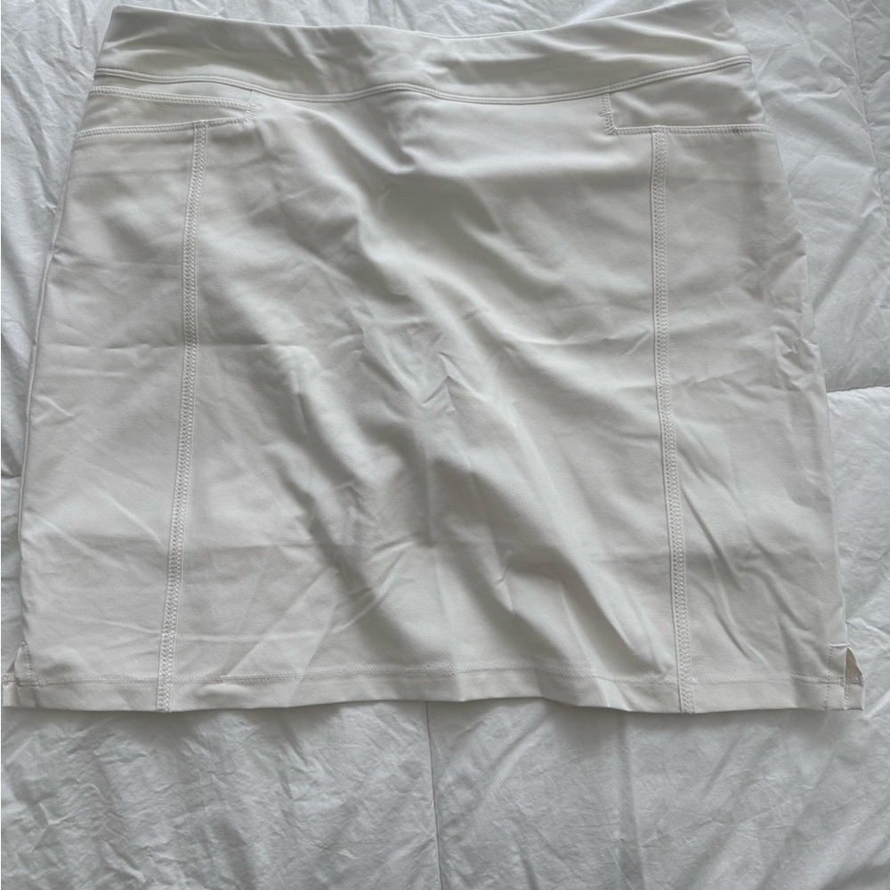 White Adidas Golf Skort